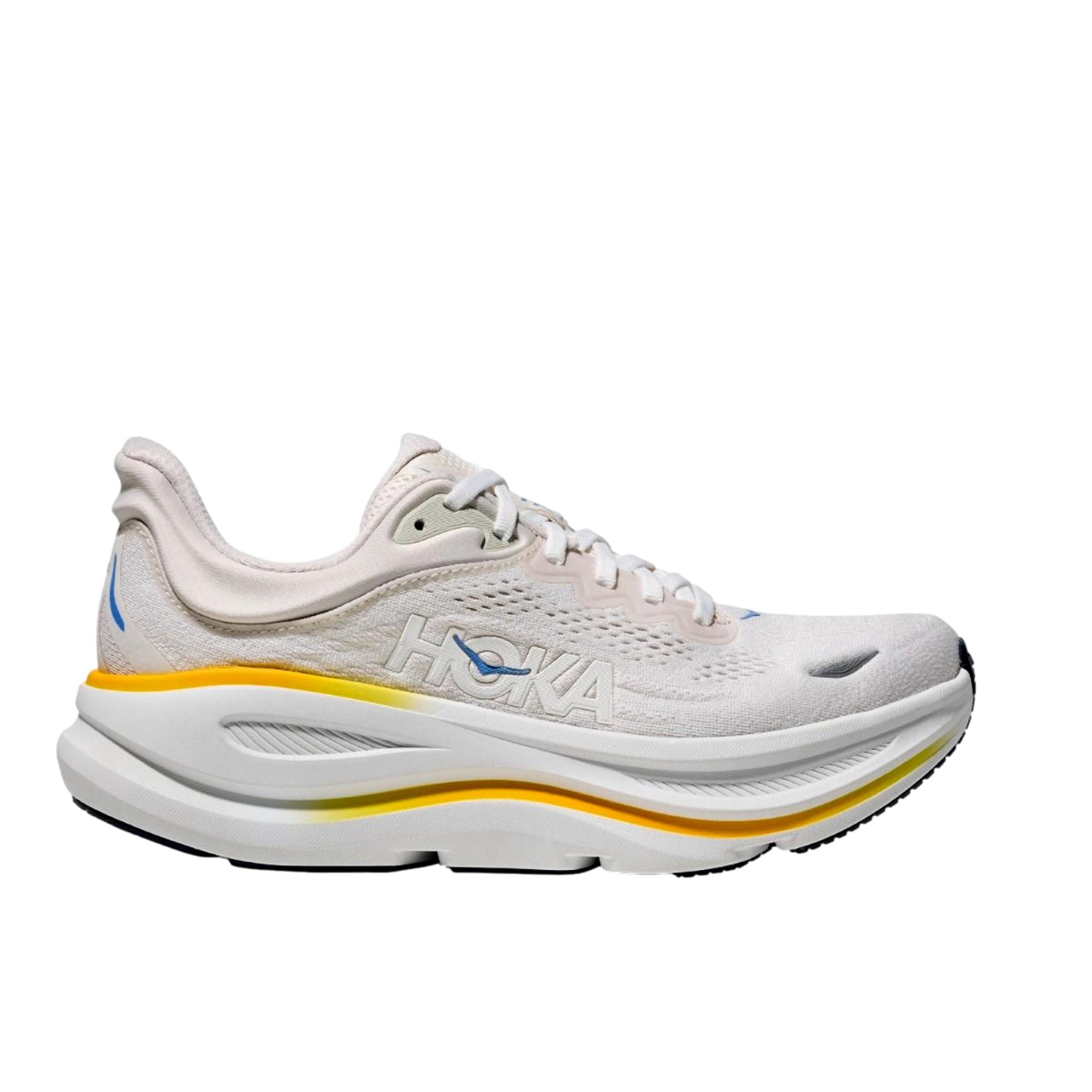 Hoka Bondi 9 White / Grout 1162012-WGRT Mujer
