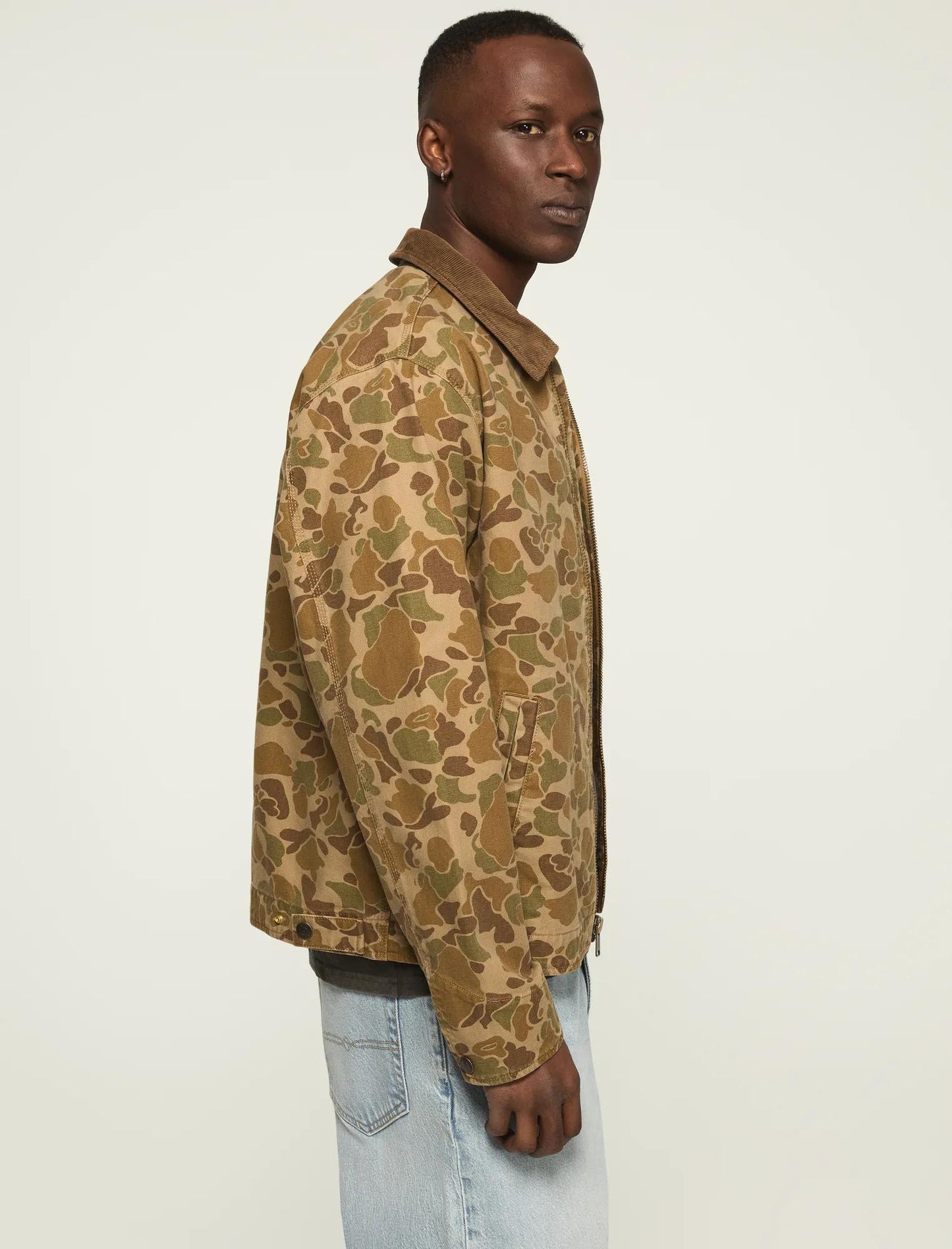 Chaqueta de hombre de lona