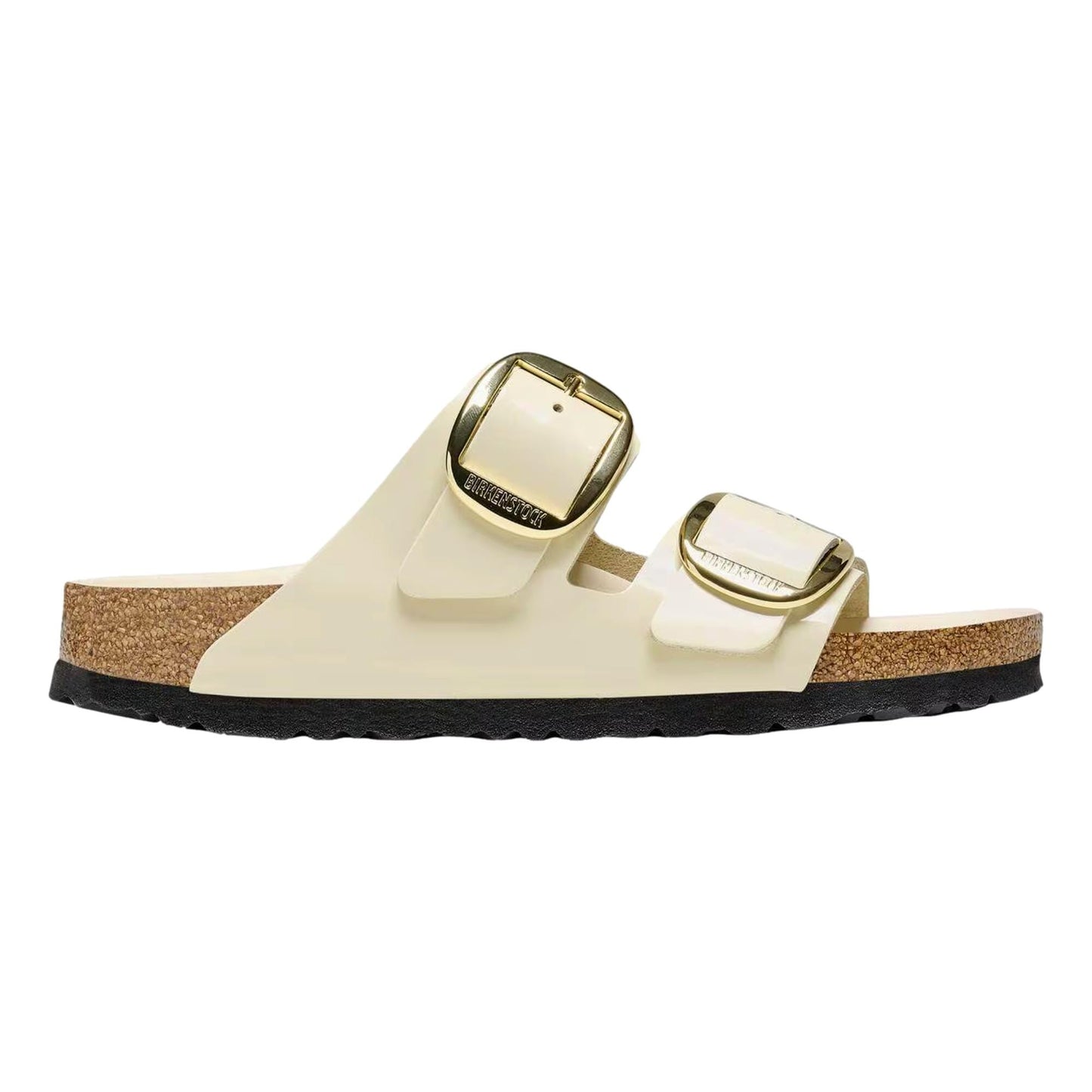 Birkenstock Arizona Big Buckle High-Shine Ecru 1026128 Mujer