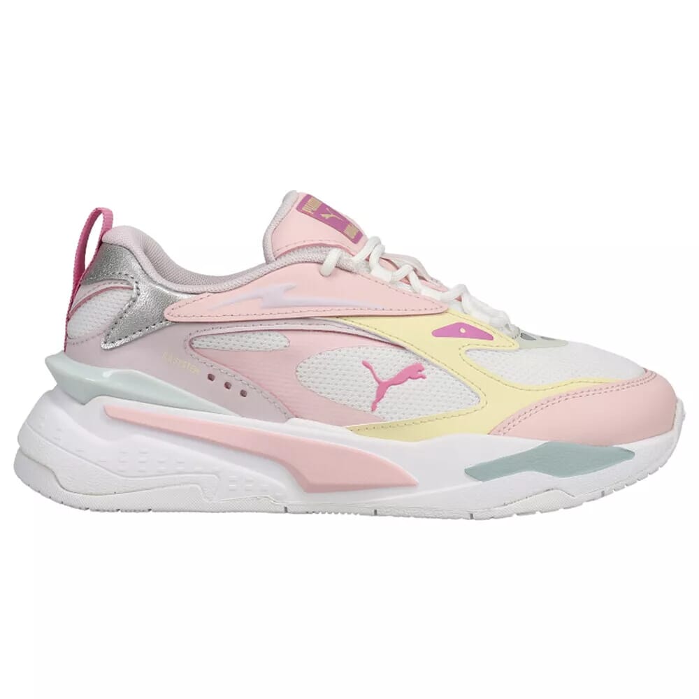Puma RS-Fast Limits Shiny Jr White-Chalk Pink-Flower 387756-01 Escolar
