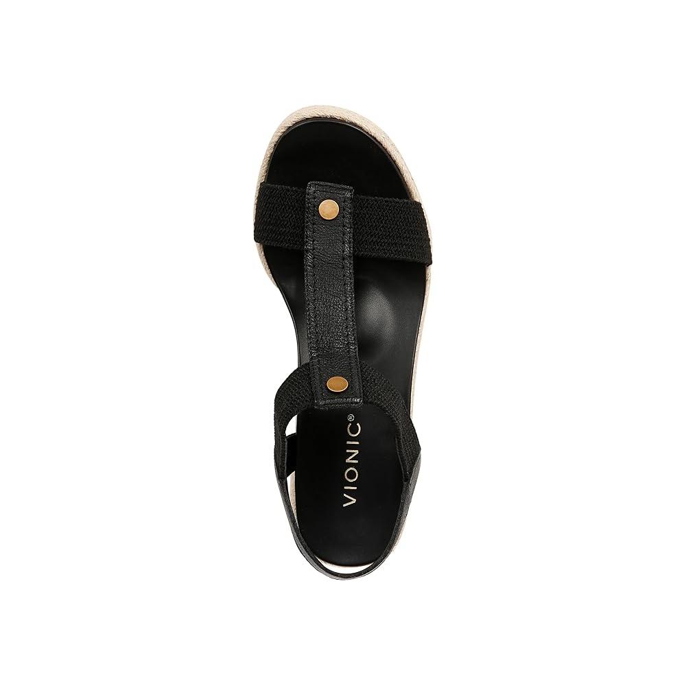 Sandalias de mujer de cuero color negro