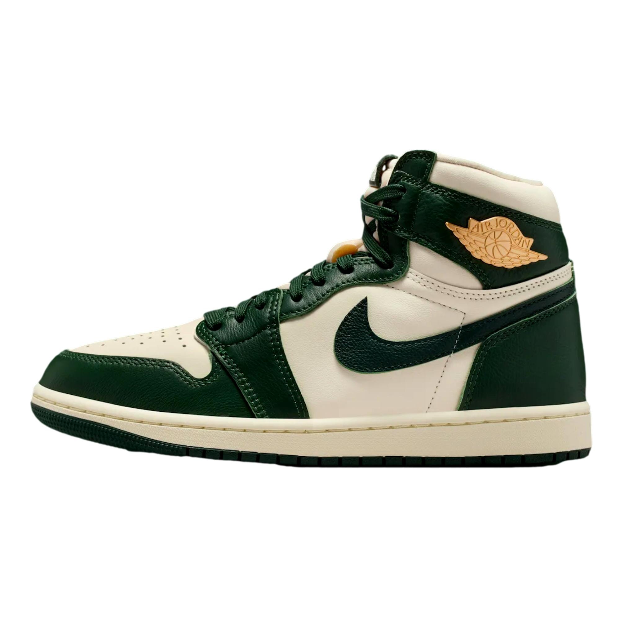 Nike Air Jordan 1 Retro Hi OG Pale Ivory / Pro Green - FIR  FD2596-101 Mujer
