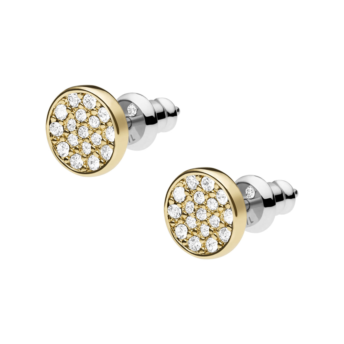 Aretes de mujer color dorado