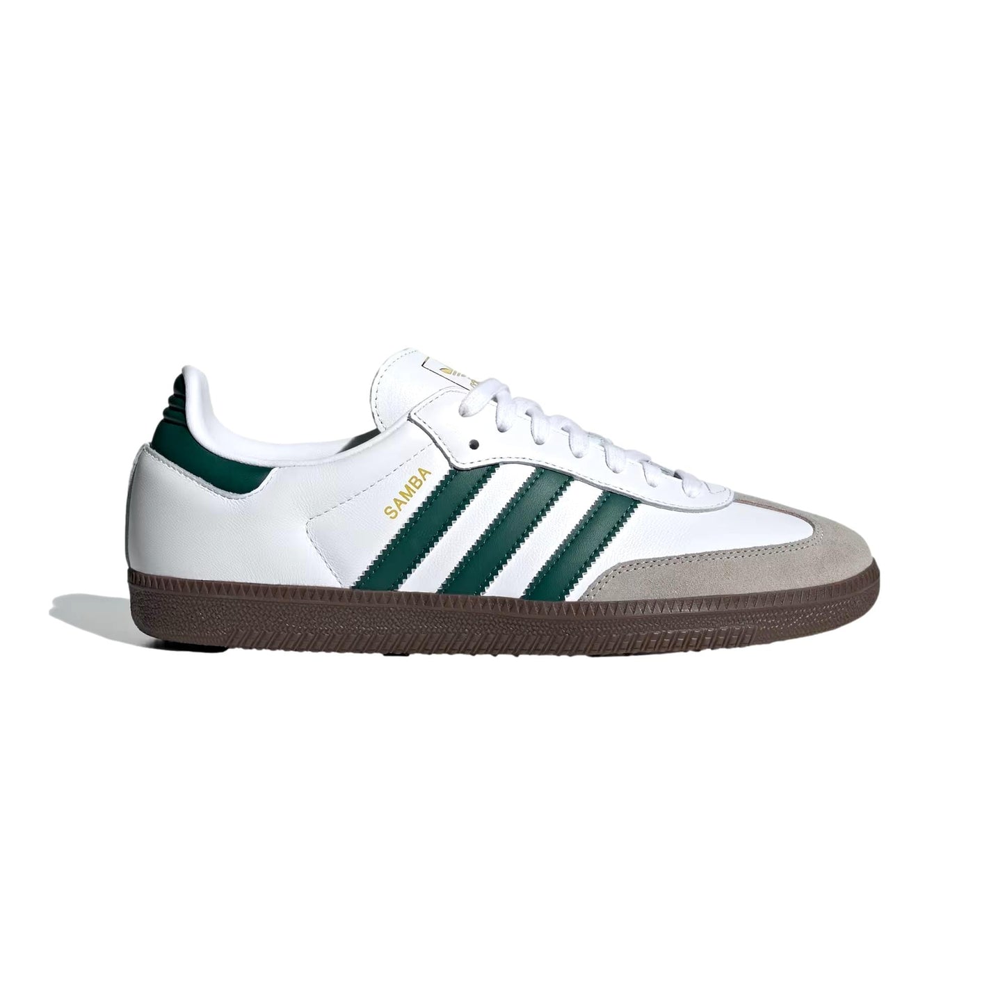 Adidas Samba OG Cloud White / Collegiate Green / Clear Granite  JH8797 Hombre