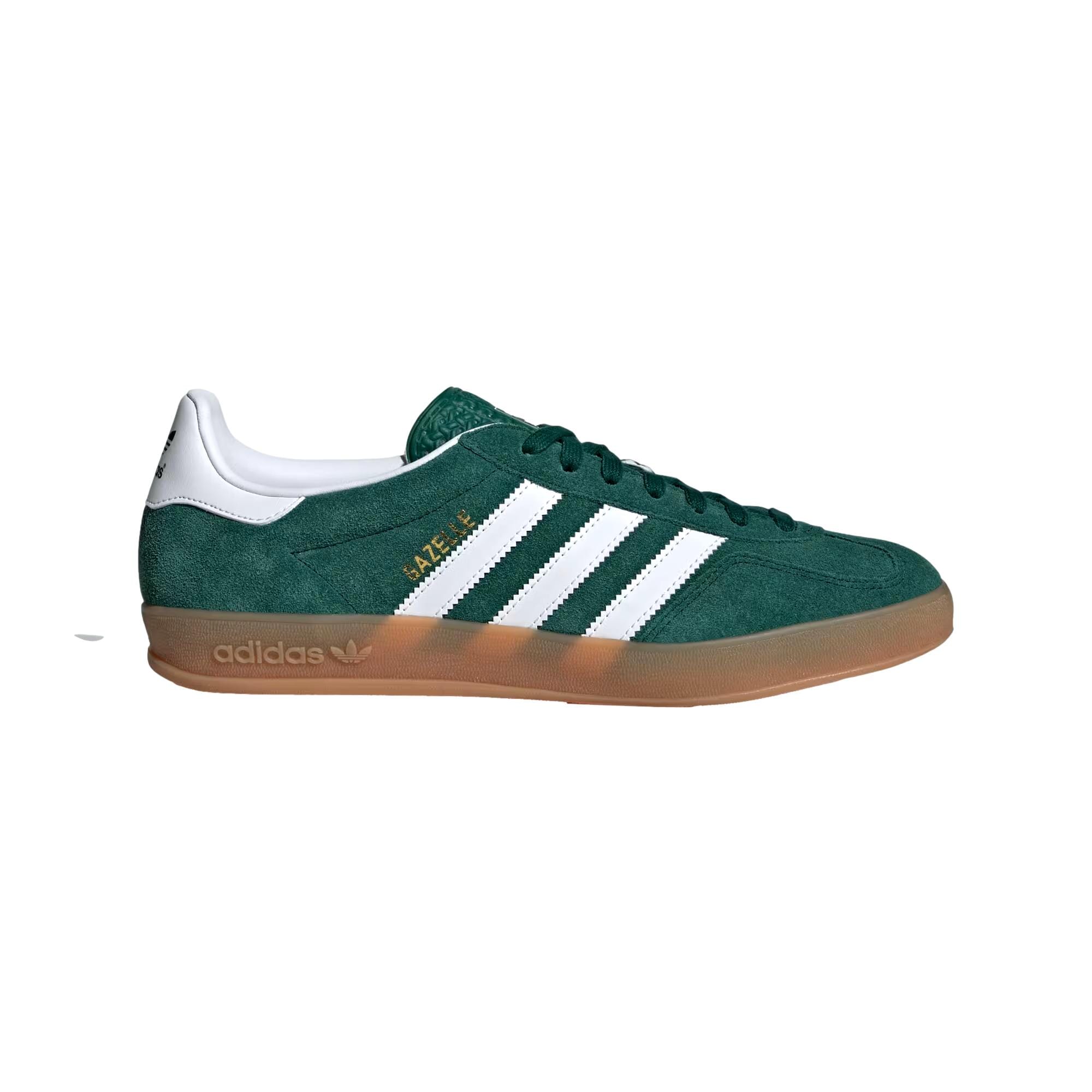 Adidas Gazelle Indoor Collegiate Green / Cloud White / Gum  JI2062 Hombre