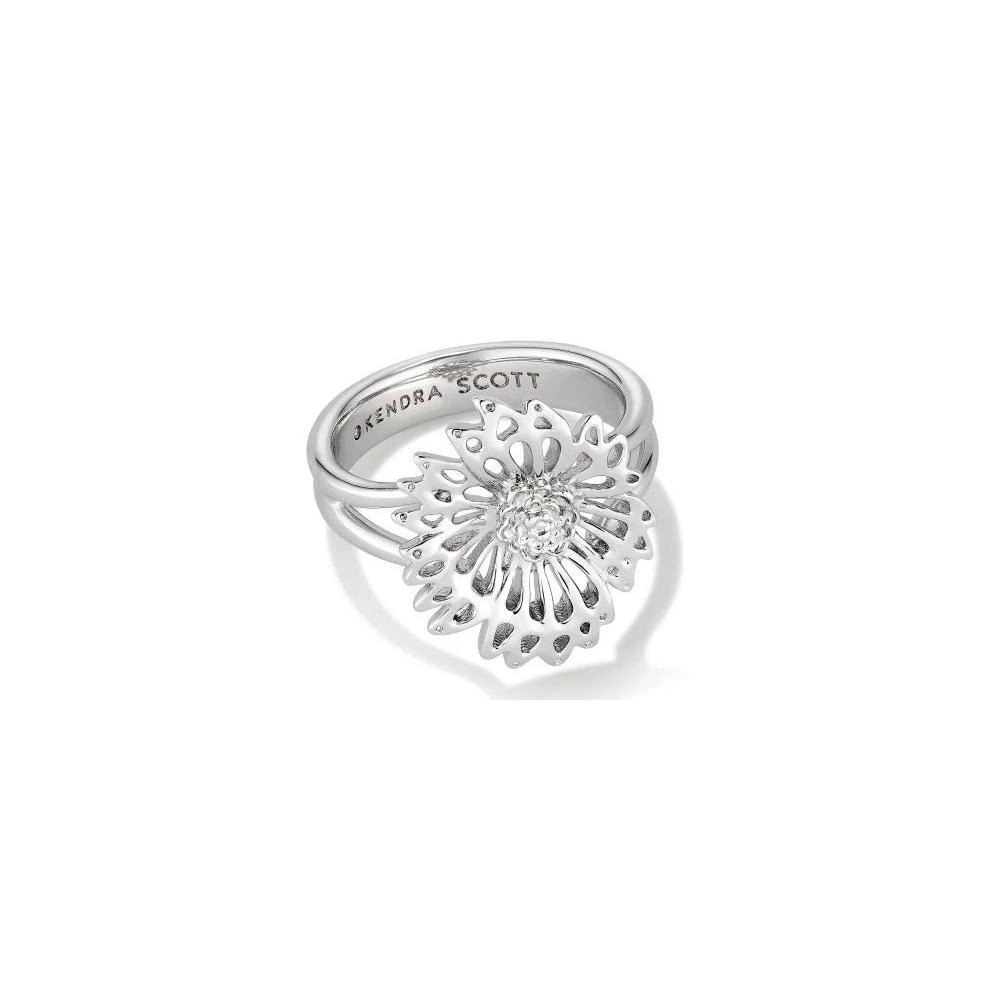 Anillo color plateado