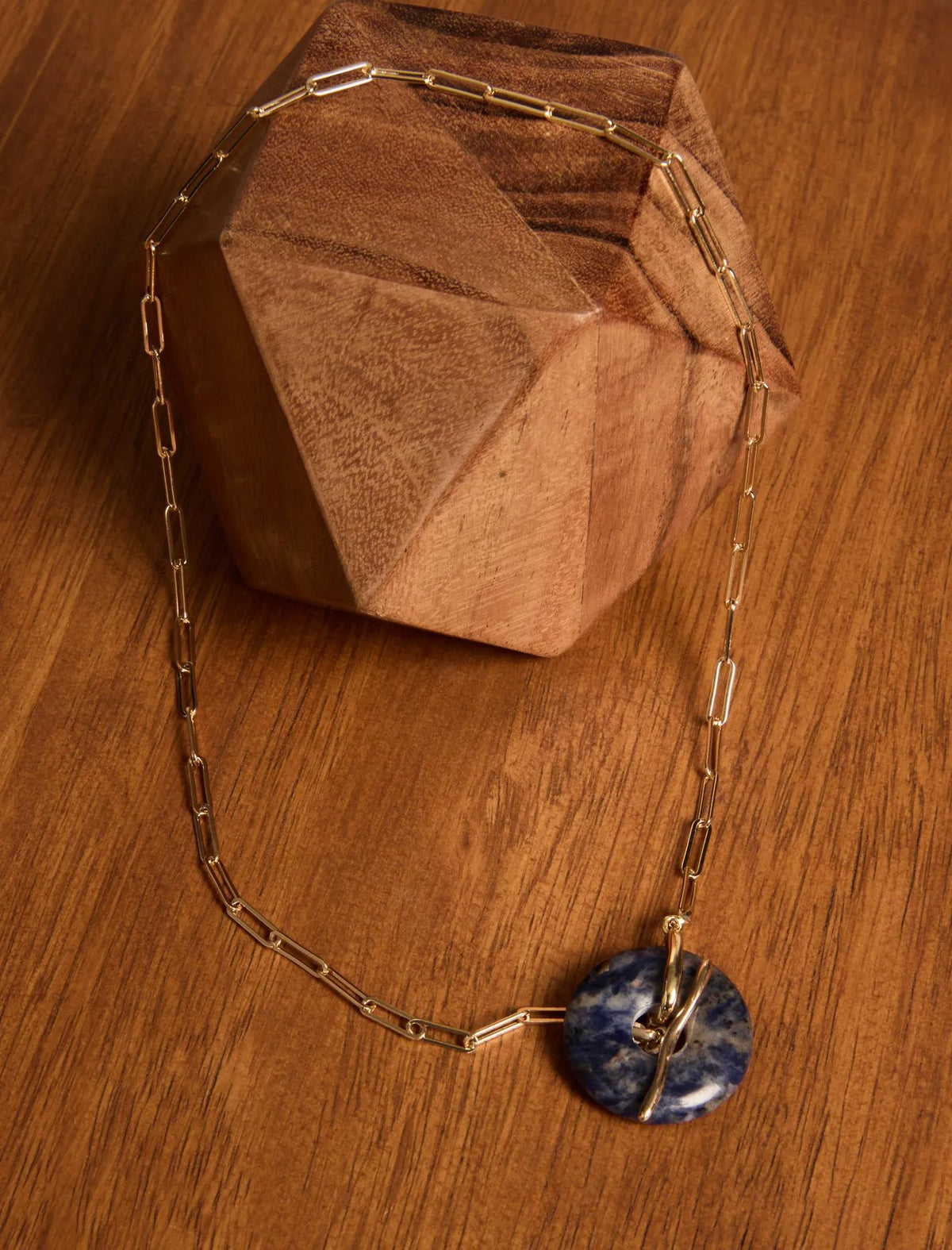 Collar color azul