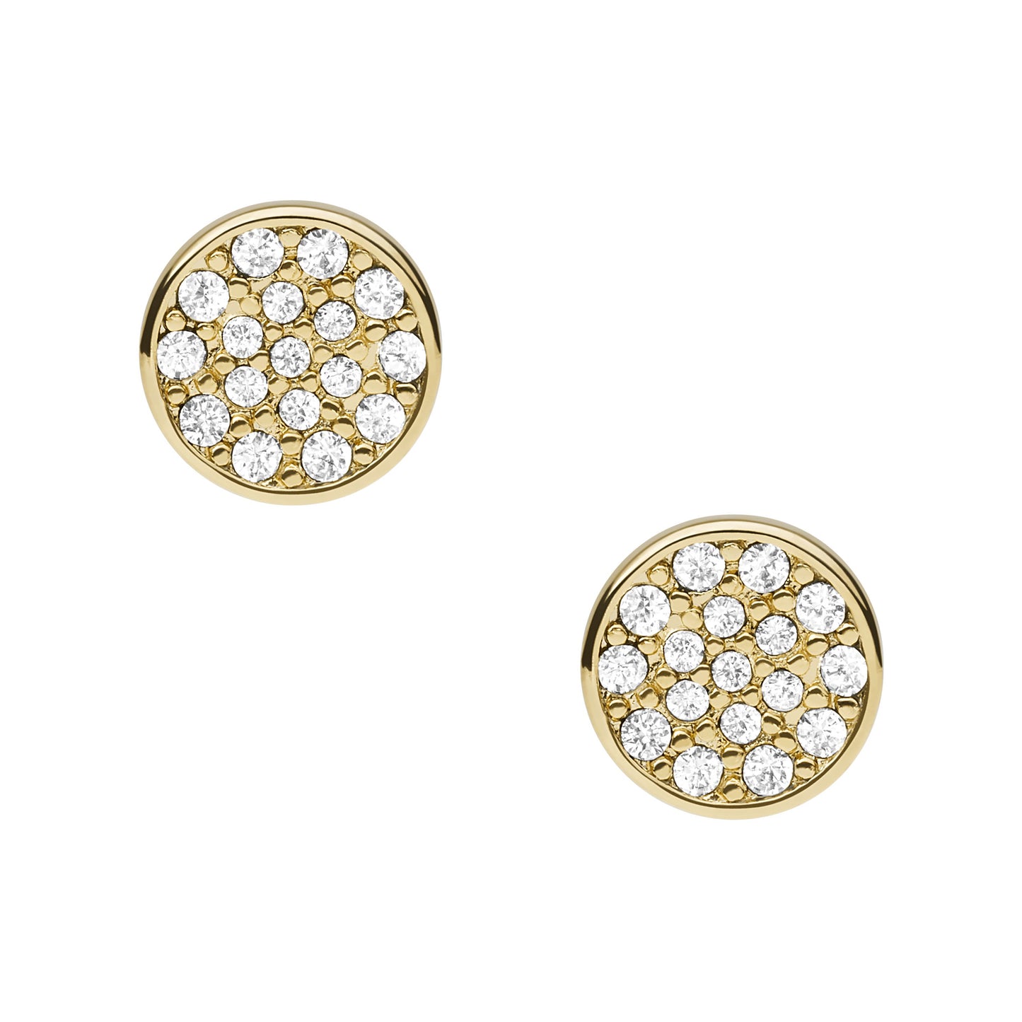 Aretes de mujer color dorado