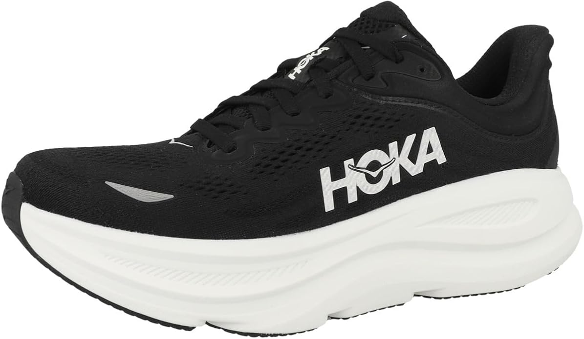 Tenis para correr de hombre color negro y blanco