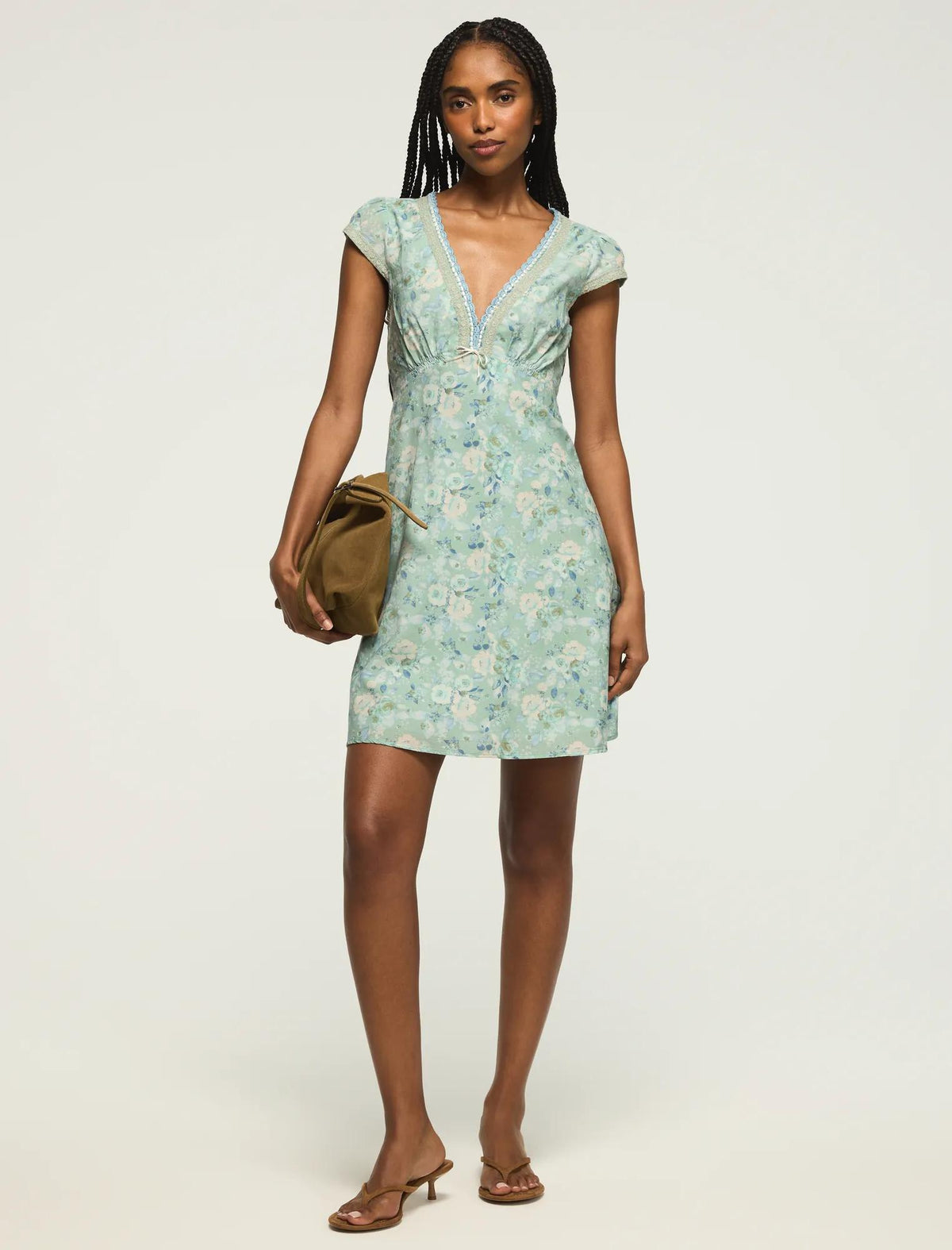 Vestido de mujer corto con estampado