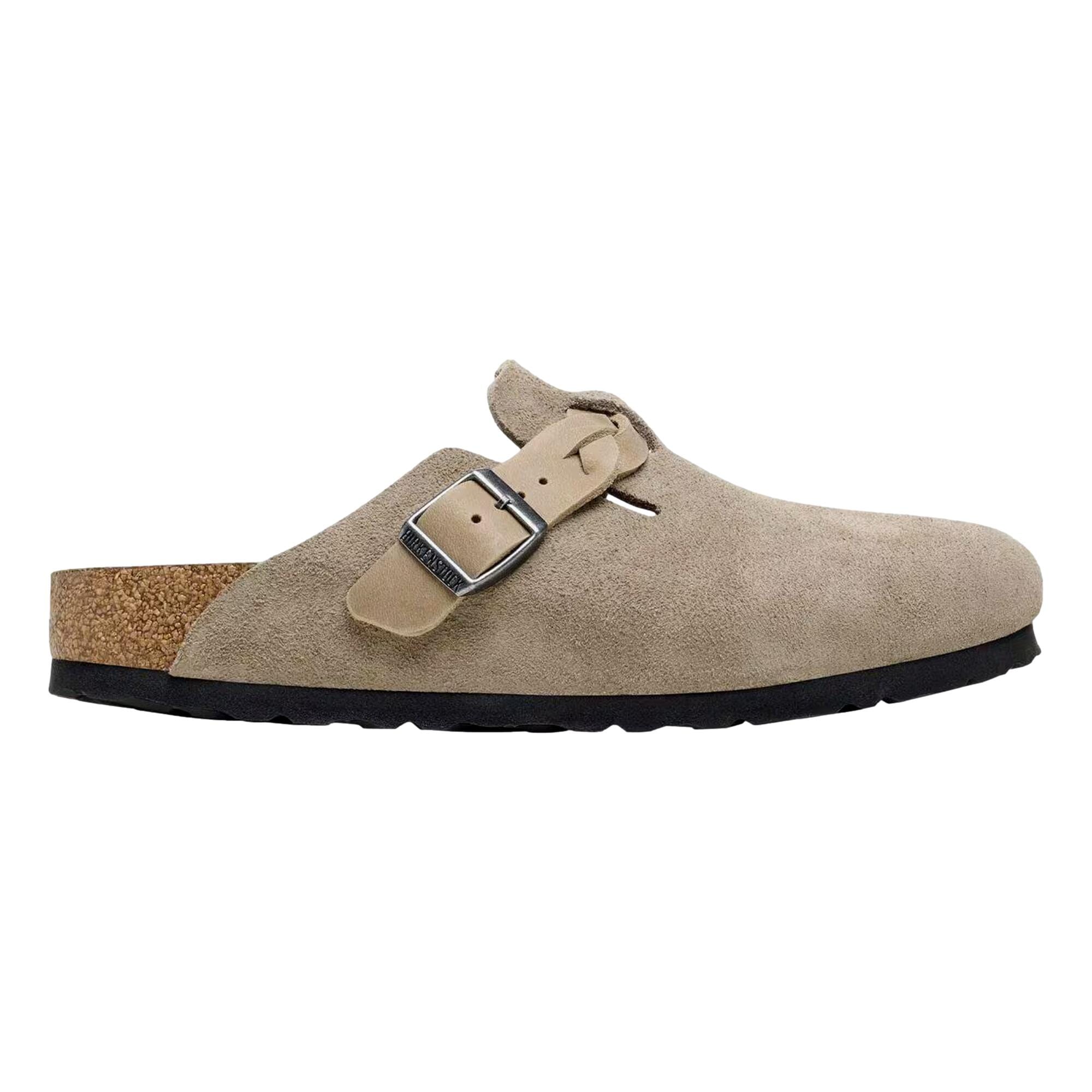Birkenstock Boston Braided Taupe 1026694 Mujer