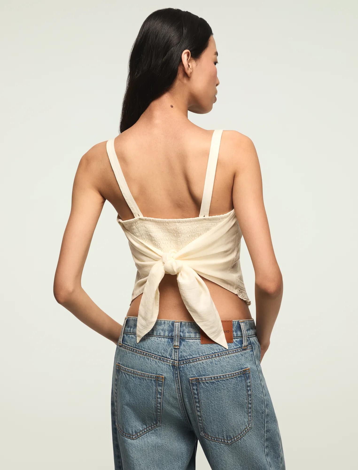 Camiseta sin mangas de mujer