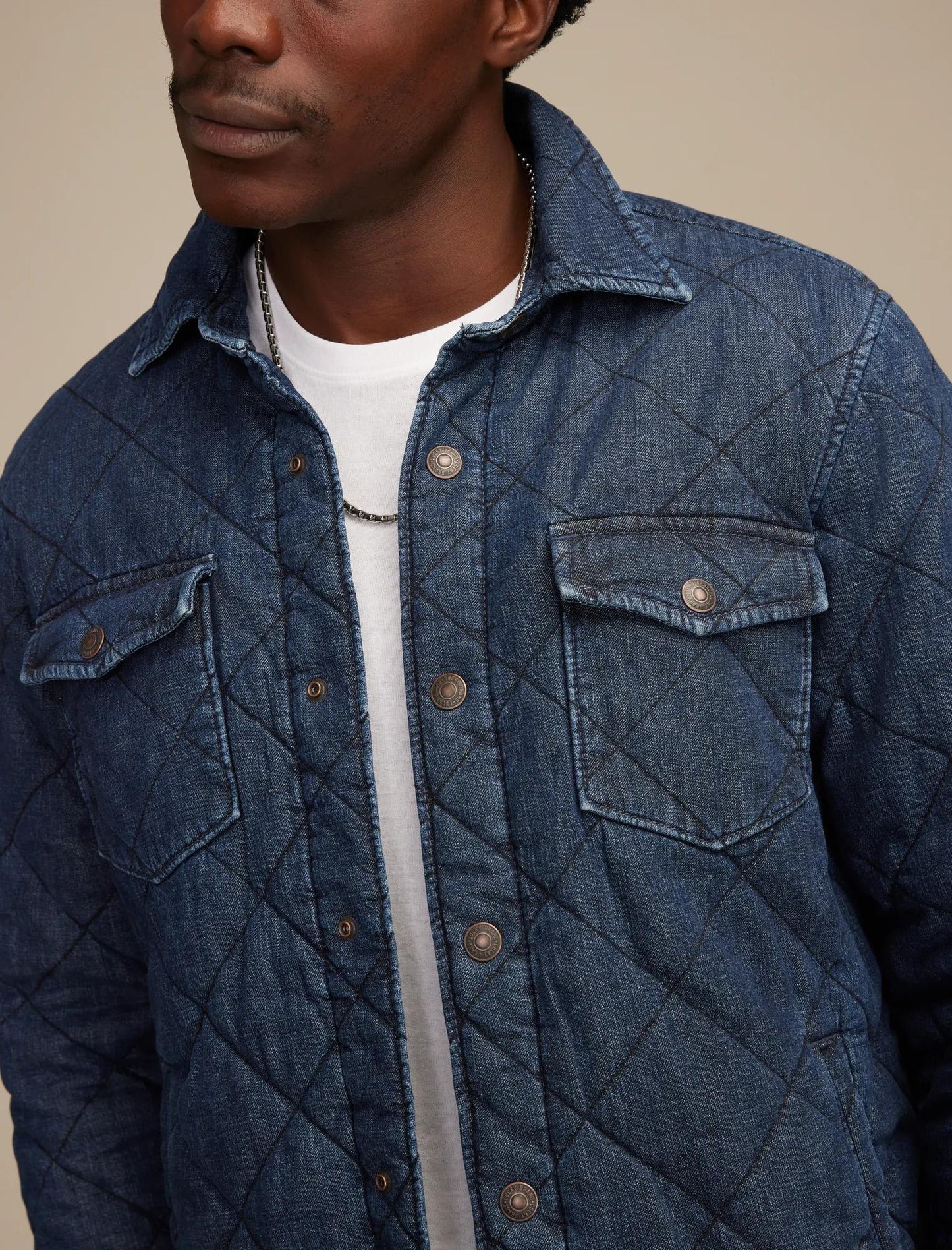 Chaqueta de hombre de mezclilla