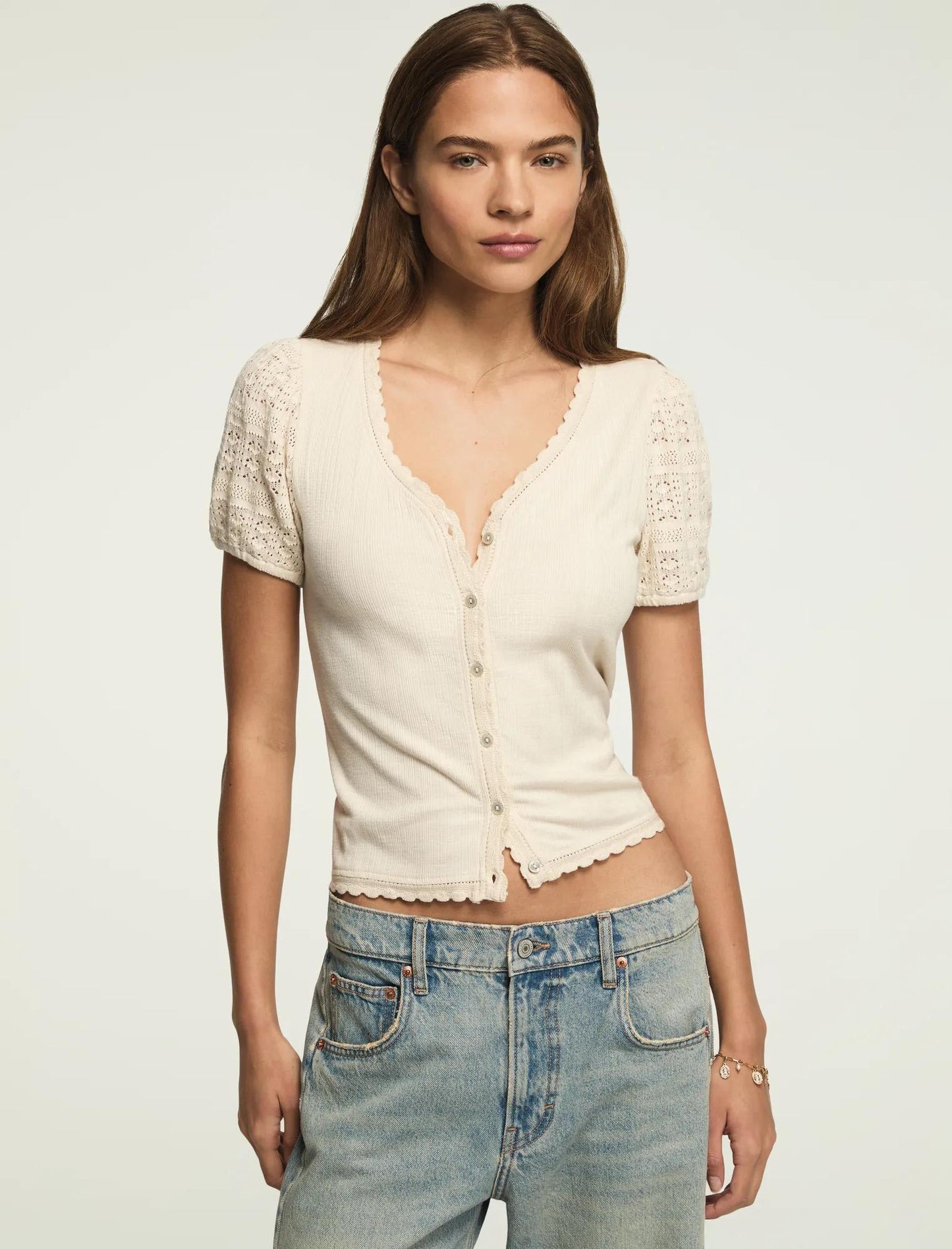 Short de mujer de manga corta