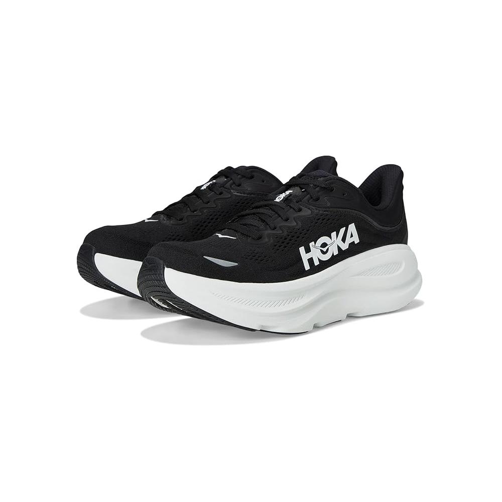 Tenis para correr de hombre color negro y blanco