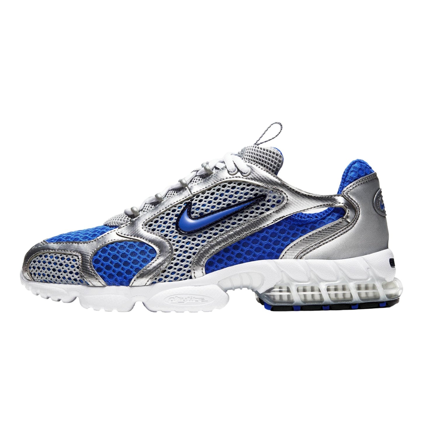 Nike Air Zoom Spiridon Cage 2 Metallic Silver / Varsity Royal  CJ1288-002 Hombre
