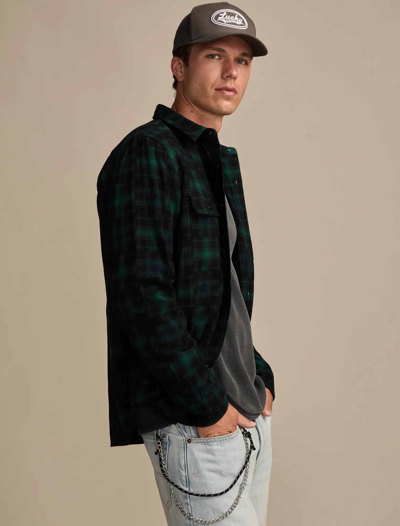 Camisa de hombre a cuadros