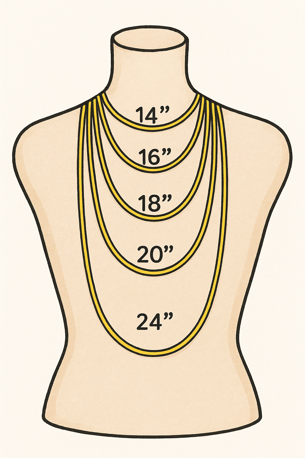 Collar color negro