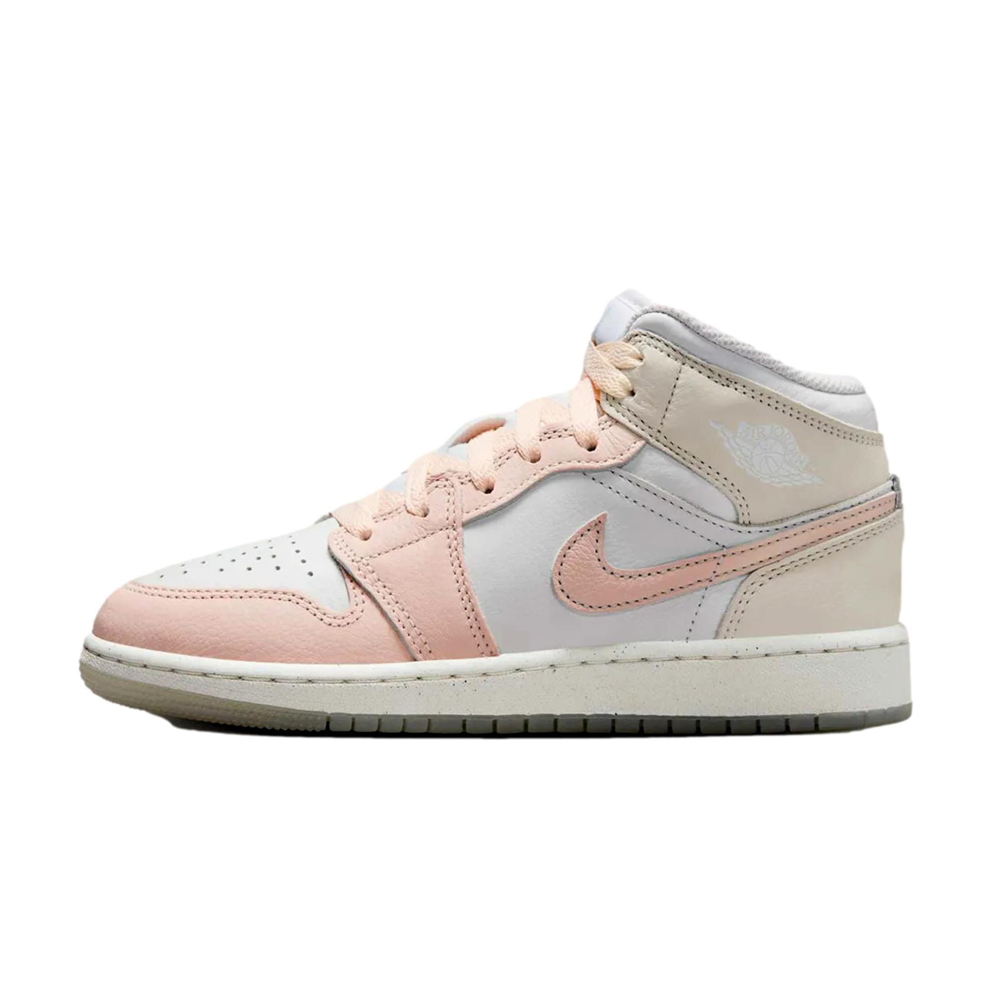 Nike Air Jordan 1 Mid SE Sail / Guava Ice - Sea Glass  HJ5940-100 Escolar