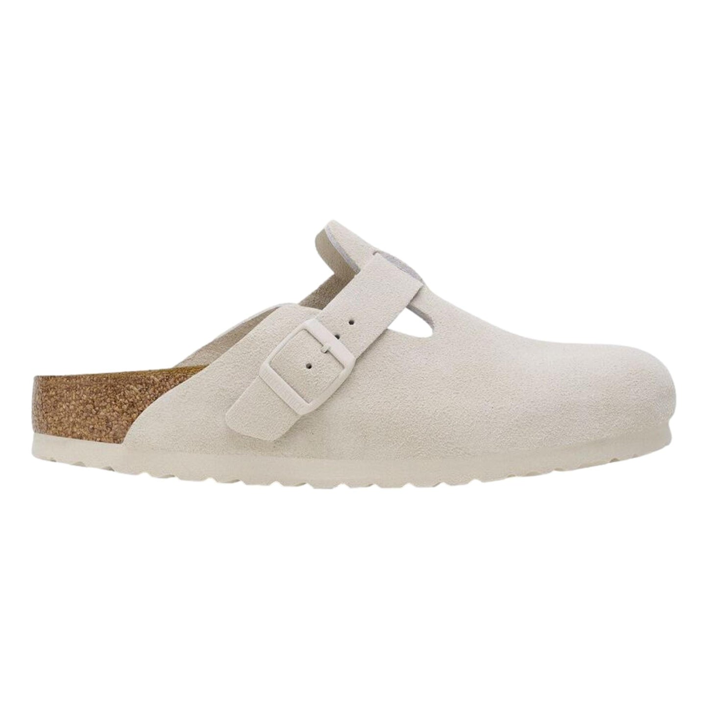 Birkenstock Boston BS Modern Gamuza Antique White 1024731 Hombre