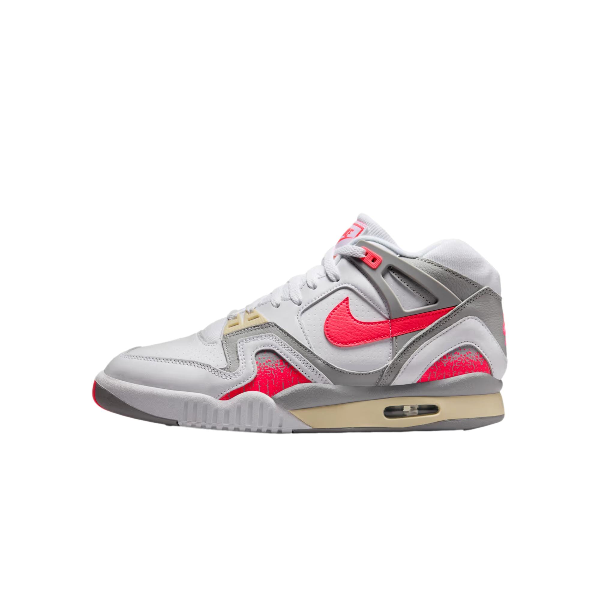 Nike Air Tech Challenge II QS White / Racer Pink / Light Smoke Grey  FZ9033-100 Hombre