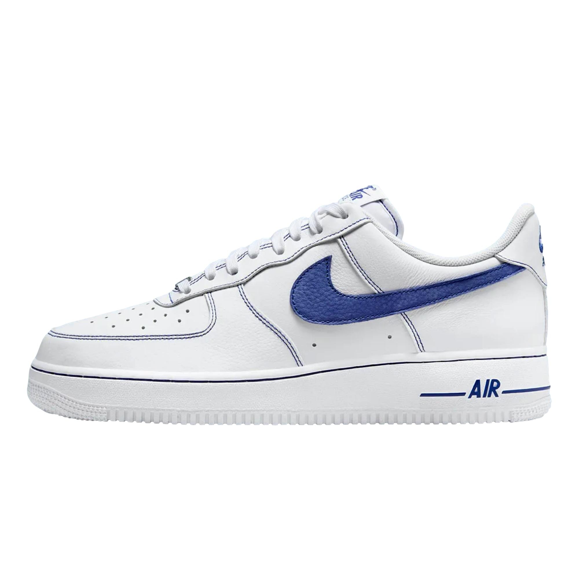 Nike Air Force 1 '07 LV8 White / Deep Royal Blue  HQ2037-100 Hombre